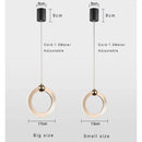 Axyaa LED Ring Pendant Light, Modern Bedroom Living Room Lighting Fixture
