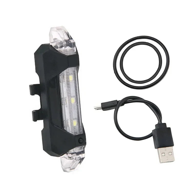 Axyaa Bike Light Set: USB Rechargeable Headlights & Taillights for Riding Safety