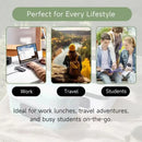 Axyaa 8000mAh Smart Heat Preservation Electric Lunch Box for Travel & Office