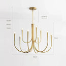 Axyaa Modern French Classic Design Branch Chandeliers Pendant Lamp for Living Dining Bedroom
