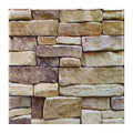 Axyaa 3D Faux Stone Peel Stick Backsplash Wall Tile Sticker 30cm x 30cm