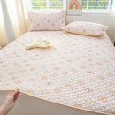 Axyaa Ice Silk Mat Cool Mattress Cover 3-Piece Set