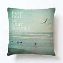 Summer Beach Alphabet Linen Pillowcase by Axyaa - Decorative Throw Pillow Cover