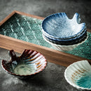 Axyaa Ceramic Shell Bowl with Handle for Home and Restaurant Tableware