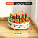 Axyaa Rotating Spice Rack Organizer for Kitchen Storage and Clean Organization
