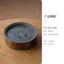 Axyaa Bamboo Tea Tray Pot Holder Set Water Base Storage Tea Furniture