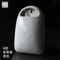 Ceramic Hanging Vase Wall Decoration Flower Pot for Japanese Flower Arrangement by Axyaa