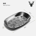 Axyaa American Style Tin Plate for Outdoor Dining and Camping