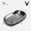 Axyaa American Style Tin Plate for Outdoor Dining and Camping