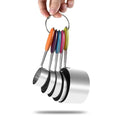 Axyaa Stainless Steel Measuring Cups & Spoons Set for Baking and Cooking