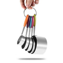 Axyaa Stainless Steel Measuring Cups & Spoons Set for Baking and Cooking