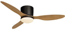 Axyaa Retro Style Low Floor Ceiling Fan for Bedroom and Dining Room