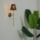 Axyaa Geometric Rattan Wall Lamp Shade for Home Restaurant Decor