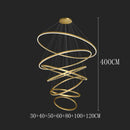 Axyaa Vintage Ring Pendant Ceiling Chandelier Light