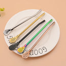 Axyaa Stainless Steel Reusable Drinking Straws Set for Cocktails