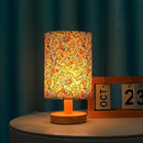 Nordic Girlish Wood & Metal Table Lamp for Bedside, Dimmable Warm Light