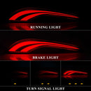 Axyaa LED Rear Bumper Reflector for Chevrolet Malibu XL 2019-2023 - Brake Dynamic Turn Signal