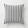 Axyaa Geometric Grey Pillowcase Set