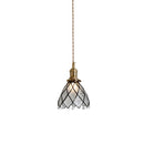 Axyaa Glass LED Pendant Lights Copper Nordic Style Modern Hanging Lamp