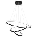 Axyaa Modern Luxury LED Pendant Chandelier - Black, Gold, White - Dining Living Room