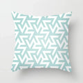 Modern Geometry Print Pillow Case for Home Decor by Axyaa - Mint Green Pillow Cover