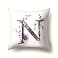 Axyaa Alphabet Cushion Cover - Kids Room Decor Throw Pillow Case