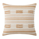 Axyaa Stripe Cushion Cover 45x45cm - Yellow Brown Green Black - Home Decor Pillow Cover