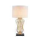 Axyaa Modern Marble Metal Desk Lamp for Home Study and Villa Decoration
