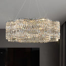 Axyaa LED Crystal Chandeliers: Nordic Modern Luxury for Villa Living and Dining Rooms