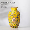 Axyaa Chinese Style Enamel Ceramic Vases Creative Home Office Decor