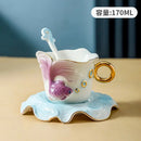 Axyaa Goldfish Ceramic Tea Cup Exquisite Afternoon Camellia Mug