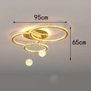 Axyaa Nordic LED Ceiling Lights for Bedroom and Living Room Decor