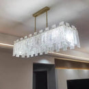 Axyaa Gold Metal LED Chandeliers: Luxury Modern Home Decor Pendant Lights