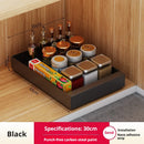 Axyaa Under Sink Storage Rack Kitchen Organizer with Slide Rails