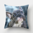 Dog Pattern Cushion Cover for Home Decor by Axyaa