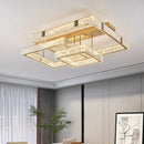 Axyaa Crystal Chandelier Dining Room Ceiling Light Pendant Lamp Luxe Living Room Lighting