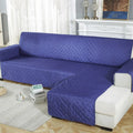 Axyaa Waterproof L Shape Sofa Cover: Non-Slip Couch Slipcover for Pets & Kids