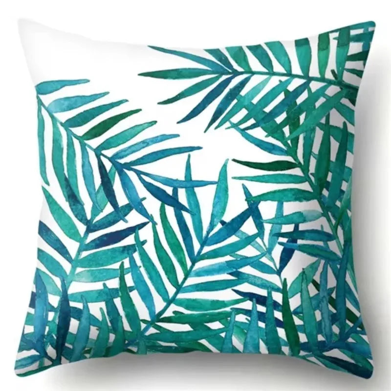 Axyaa Cactus Flower Decorative Cushion Cover 45X45CM Home Sofa Pillowcase