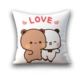 Axyaa 45x45 Cushion Cover, Cute Square Pillowcase, Birthday Wedding Gift
