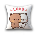 Axyaa 45x45 Cushion Cover, Cute Square Pillowcase, Birthday Wedding Gift