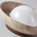 Axyaa Circular LED Ceiling Lamp in Retro Style for Home Décor