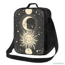 Axyaa Tarot Witchy Night Insulated Lunch Bag Portable Thermal Bento Tote