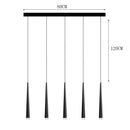 Axyaa Cone Bar Pendant Light: Simple Modern Restaurant Hanging Lamp