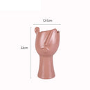 Axyaa Pout Face Ceramic Vase | Room Aesthetic Decor & Flowers Arrangement