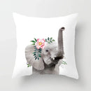 Axyaa Animal Print Decorative Cushion Cover Pillowcase for Home and Car Decor