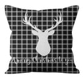 Axyaa Christmas Plaid Pillowcase for Home Sofa Decoration