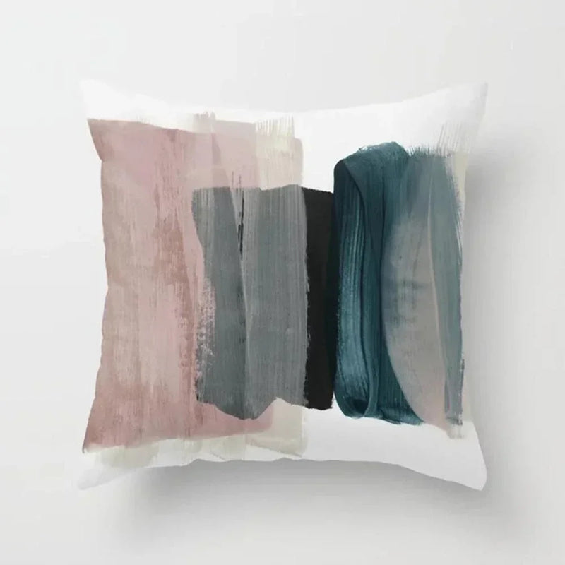 Geometric Abstract Pillow Case 45x45cm Axyaa Home Decor Square Cushion Cover