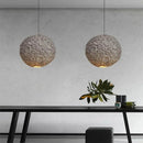Axyaa Planet Grey Wabi Sabi Chandelier for Living Room, Dining, Coffee Store - Japanese Loft Decor