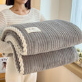 Axyaa Winter King Size Plaid Throw Blanket - Cozy Home Comforter
