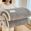 Axyaa Winter King Size Plaid Throw Blanket - Cozy Home Comforter